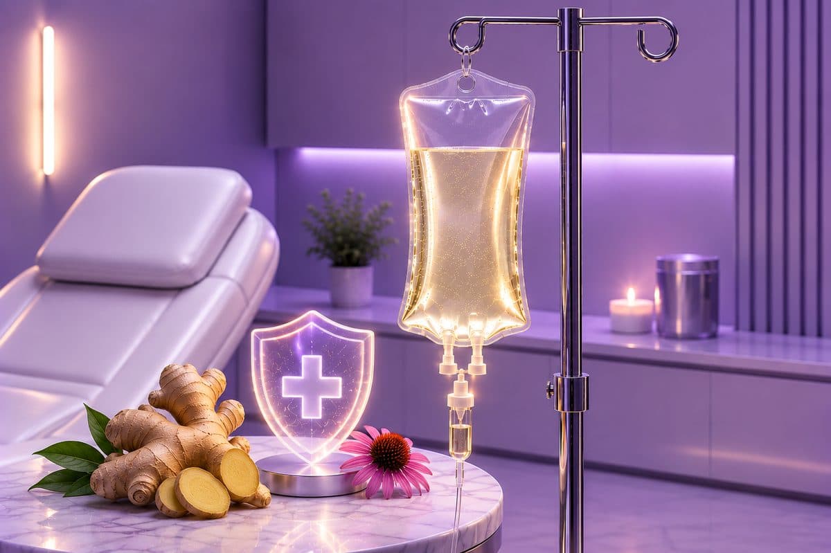 Perfuzie cu vitamine la clinica Synerva din București